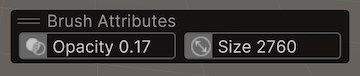Brush Attributes in Overlays